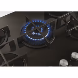 Candy Moderna CVG74WPB Noir Intégré 74.5 cm Gaz 5 zone(s)