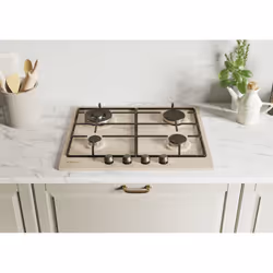 Candy Classic CHW6BRAV4WGT Avoine Intégré 59 cm Gaz 4 zone(s)