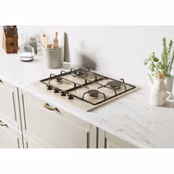 Candy Classic CHW6BRAV4WGT Avoine Intégré 59 cm Gaz 4 zone(s) - Vue supplémentaire 4