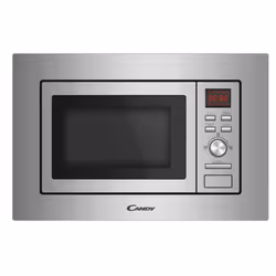 Candy MIS1730X, Intégré, Micro-onde simple, 17 L, 1000 W, Rotatif, Argent