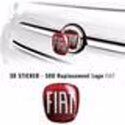 Autocollant - Fiat - 500 - 3D - Flexible - Non original