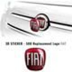 Autocollant - Fiat - 500 - 3D - Flexible - Non original