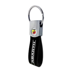 Porte-clés - Abarth - Officiel - Noir - Logo 3D - Résine