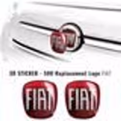 Autocollant - Fiat - 500 - 3D - Flexible - Inaltérable