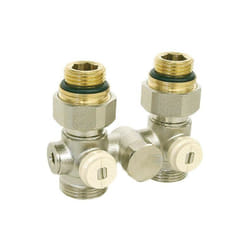 Thermador - Raccord double de robinet a bille systeme monotube passage (avec echangeur thermique)