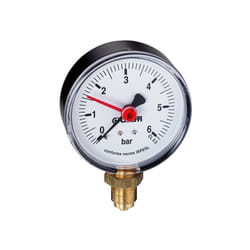 Caleffi - Manomètre Bar 0-4 avec connexion 1/4' et positionnement radial 557304 1/4' - 0-4