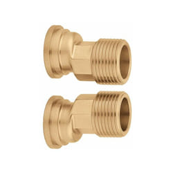 Caleffi - Paire de raccords excentrés pour le raccordement des vannes de zone 6480 3/4'