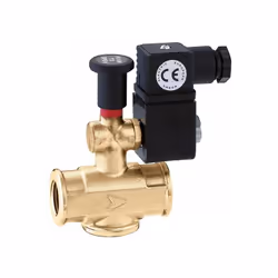 Electrovanne gaz, normalement ouverte, à réarmement manuel 1/2" ou 3/4" |Caleffi 8540 CARACTÉRISTIQUES: Marque: Caleffi Norma ...