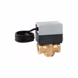 Description générale La vanne de zone motorisée à trois voies Caleffi 643 est conçue pour orienter automatiquement le fluide ...
