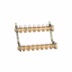 Collecteur prémonté avec raccord 1 1/4" et sorties 3/4"M |Caleffi 663 CARACTÉRISTIQUES: Marque: Caleffi Pmax d'exercice: 10 b ...