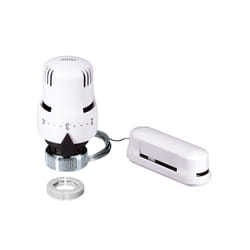 Caleffi - Commande thermostatique pour vannes de radiateur avec sonde à distance 201000 blanc