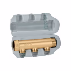 CODE ARTICLE : 650742 CARACTÉRISTIQUES TECHNIQUES Collecteur sectionnel simple Pour installations de climatisation Avec isola ...