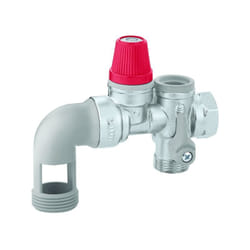 Groupe de sécurité pour chauffe-eau équerre laiton - 3/4'' - THERMADOR