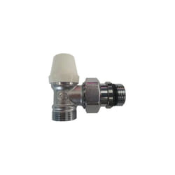 Clapet anti-retour chromé avec raccords coudés Caleffi 342 1/2'