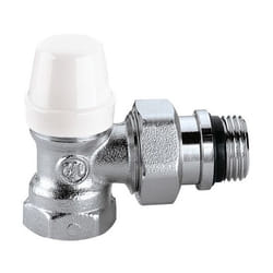 Serrure avec raccords coudés pour tuyau en fer Caleffi 431 1/2"