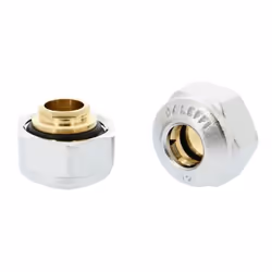 Raccord pour corps de robinet mâle 23x1.5, et pour tube diamètre 16mm CALEFFI référence 447016. Raccord pour M23 x 1,5 bague  ...