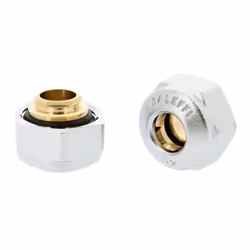 Raccord pour corps de robinet de radiateur mâle 23x1.5, et tube diamètre 14mm CALEFFI référence 447014. Raccord pour corps mâ ...