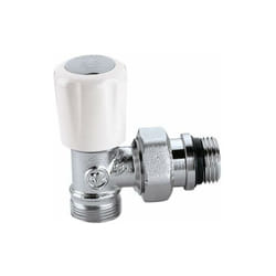 Vanne thermostatique de radiateur avec raccords coudés Caleffi 338 1/2' x 3/4'