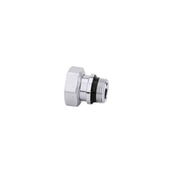 Raccord union avec joint caoutchouc pour vannes et coudes de serrage 1/2' Caleffi R49175/C Chromé