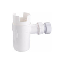 Siphon de vidange pour unités de sécurité Caleffi 319601 blanc