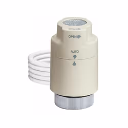 Commande électrothermique. Avec micro-interrupteur auxiliaire Caleffi 6563 Montée sur une vanne de zone ou un collecteur de d ...