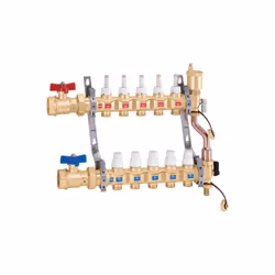 CODE ARTICLE : 6686D5S1 CARACTÉRISTIQUES TECHNIQUES Collecteur pré-assemblé Pmax de fonctionnement : 10 bar Plage de températ ...