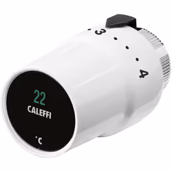Présentation Tête thermostatique à bulbe liquide. Norme européenne EN215 : certification classe d'efficacité A. Blocages poss ...
