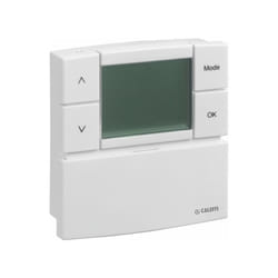 Thermostat d'ambiance digital avec écran à piles Caleffi 620300 alimenté par batterie