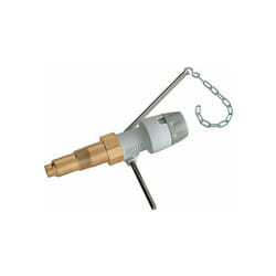 Régulateur de tirage avec raccord fileté mâle Caleffi 529150 3/4'