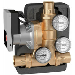 Unité de recirculation et de distribution anti-condensation avec commande thermostatique Caleffi 281WYP DN25 - 1' f - 70°C