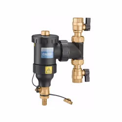 DIRTMAG® - Pot de décantation avec vannes d'arrêt et aimants Caleffi 5453 Les pots de décantation de la série DIRTMAG® sont é ...