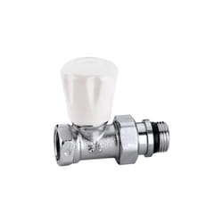 Caleffi - Robinet de radiateur manuel avec raccords droits 3/4' sans joint 412503 3/4' sans joint en caoutchouc