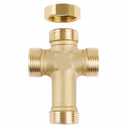 Présentation Croix de dérivation pour kit mitigeur KMIX Croix de dérivation 3/4" M pour kit de sécurité KMIX pour chauffe-eau ...