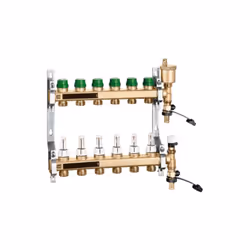 CODE ARTICLE : 6656D1 CARACTÉRISTIQUES TECHNIQUES Collecteur pré-assemblé Pmax de fonctionnement : 6 bar Plage de température ...