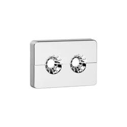 Plaque de recouvrement à double paroi entraxe 40 mm Caleffi 449912 Chromé