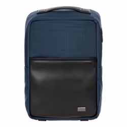 BRICS Sac à dos bleu foncé noir pour femme et homme - Monza Backpack Navy Blue / Black 220444
