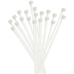 Elematic serre-câbles en plastique 160x2,6mm 100 pcs. blanc 5206/CE