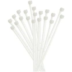 Colliers de serrage Elematic plastique 250x4,5mm 100 pcs blanc 5216/CE