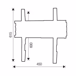 ITB OM06165 support pour téléviseur 132,1 cm (52") Noir - Vue supplémentaire 2