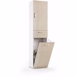 Armoire polyvalente avec panier à linge Une solution pour rendre fonctionnel même un petit espace, pour tout garder en ordre ...