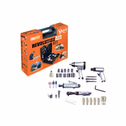Mecafer RevolutionAir – Composition de 4 outils + 30 accessoires – MAXY KIT - Composition de 4 outils + 30 accessoires compre ...