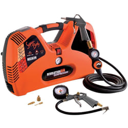 Nu Air - nuair Compresseur, 2 l, 1.5 cv, 8 bar, sans huile, portable, 1100 w, 97 dB, 195 l/min, orange