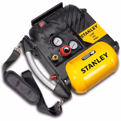 Compresseur portable Stanley KDN200/10/5 5L 1,5HP coaxial sans huile Le compresseur d’air Stanley KDN200/10/5 est un modèle c ...