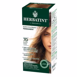 Coloration - Herbatint - Blond Doré 7D - 150ml - 0% ammoniaque - Gel doux pour cheveux