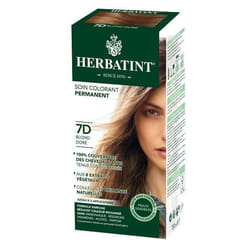 Coloration - Herbatint - Blond Doré 7D - 150ml - 0% ammoniaque - Gel doux pour cheveux
