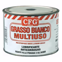 Lubrifiant blanc non lavable, non sale A base de lithium et de titane - Lubrifie et prote'ge contre la corrosion mme en pre's ...