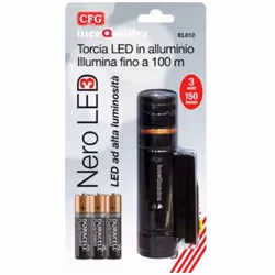 CFG Nero LED 3 Noir Lampe torche
