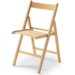 Chaise Pliante Bois Marron (79 x 42,5 x 47,5 cm)