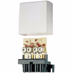Amplificatore da palo per segnali provenienti da una o più antenne; tele alimentato attraverso il cavo di uscita con 12VDC. A ...