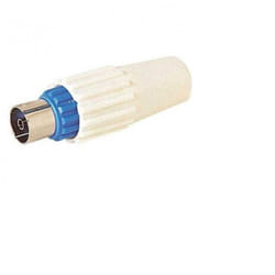 Fiche télévision - femelle - iec 9.5 mm - pour câble coaxial Fracarro cif95
